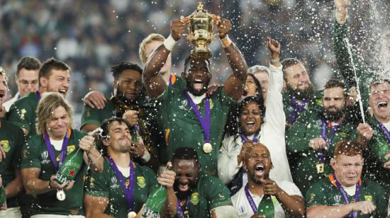 El equipo de los Springboks también fue campeón mundial en 1995 y 2007.