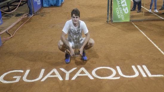 Thiago Seyboth Wild se consagró por primera vez en el Challenger de Guayaquil