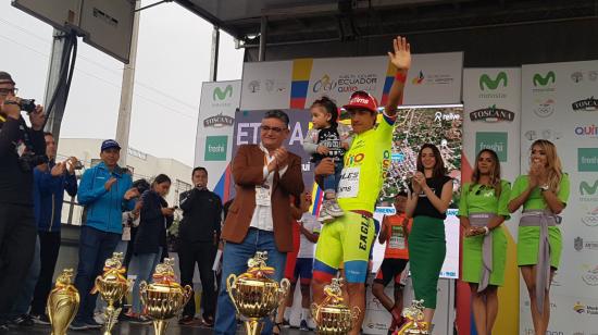 Jorge Montenegro mantuvo la camiseta amarilla como líder de la clasificación general, desde la segunda hasta la octava etapa. 