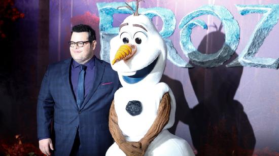 El actor Josh Gad durante el estreno de Frozen 2 en Londres.