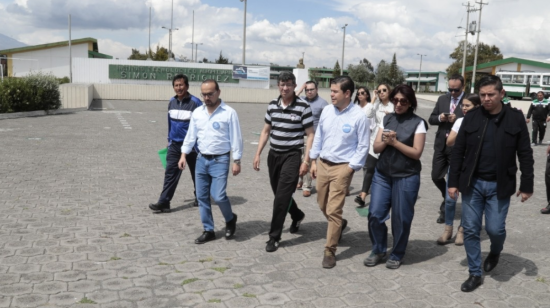 El secretario del gabinete ministerial, Juan Sebastián Roldán, recorrió la semana pasada los hospitales de Cotopaxi.