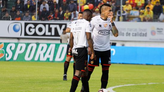 El conjunto amarillo perdió en el partido de ida 1-0 contra Aucas, este miércoles 27 de noviembre se jugará la vuelta en el Monumental.