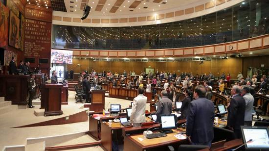 El Pleno de la Asamblea Nacional de Ecuador.