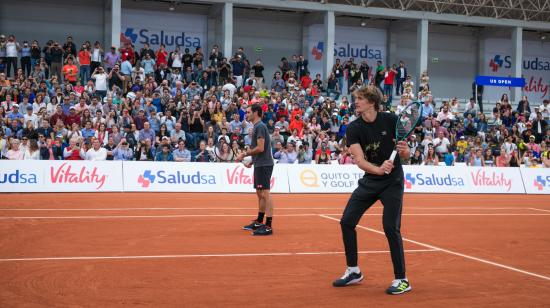 Vitality Federer y Zverev