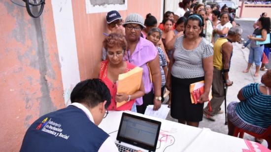 El MIES en uno de sus recorridos por Guayaquil, el 28 de noviembre de 2019.