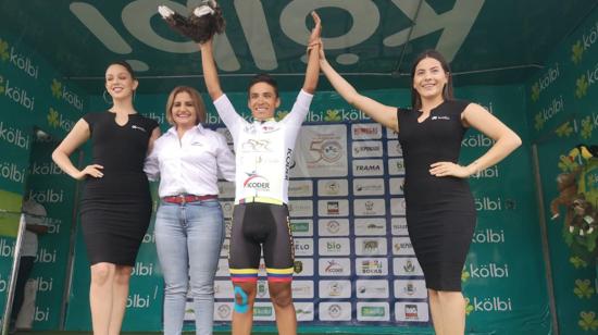 El ecuatoriano de 19 años ganó por primera vez una etapa de un circuito profesional.