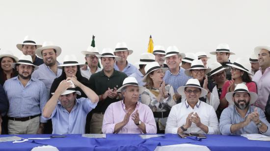 El Gabinete presidencial en Salinas, el 30 de agosto de 2019.