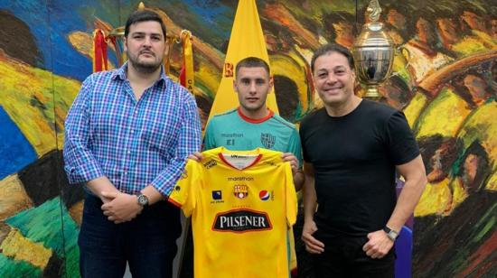 El delantero argentino se incorporó a Barcelona de Guayaquil este jueves 26 de diciembre.