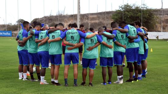 Delfín tuvo, este jueves 2 de enero, su primera práctica formal de fútbol.