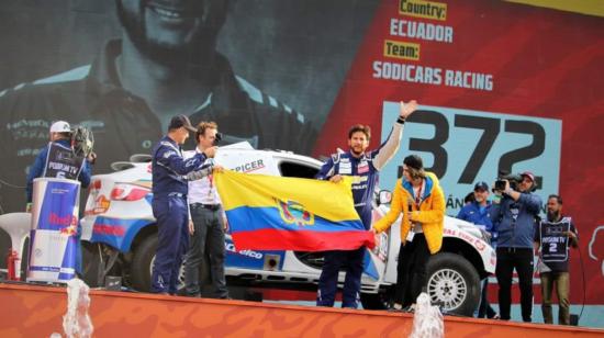 Sebastián Guayasamín culminó en el puesto 72 la segunda etapa del Rally Dakar en su edición 2020.