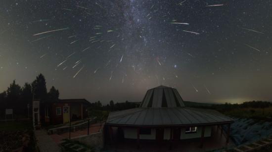 Imagen captada en 2019 en Eslovenia durante una lluvia de estrellas.