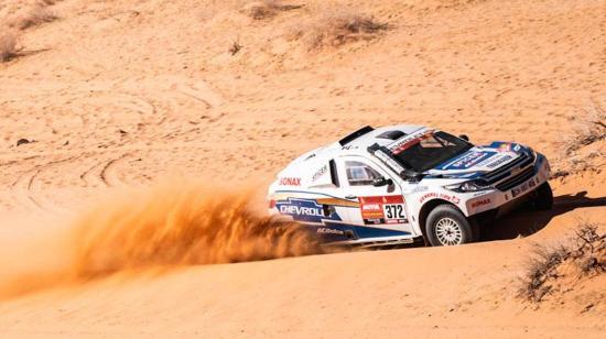 El piloto ecuatoriano finalizó la etapa seis del Dakar en el puesto 46.