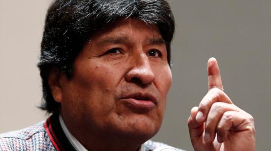 El expresidente boliviano, Evo Morales. Foto: 19 de enero de 2020