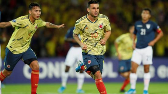 Nicolás Benedetti fue una de las figuras en la goleada de Colombia sobre Ecuador.