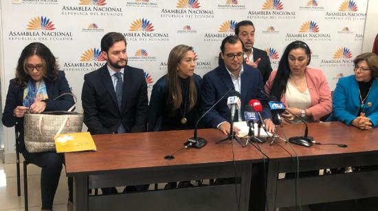 Los legisladores del Grupo Provida entregaron su propuesta de ley el 23 de enero de 2020.