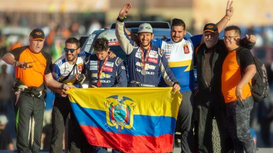 El piloto ecuatoriano terminó el Dakar 2020 en el puesto 44 de la clasificación general.