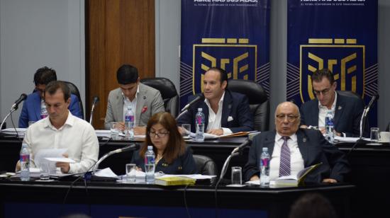 La Federación Ecuatoriana de Fútbol tiene reuniones de directorio cada martes en las oficinas de la FEF.