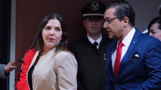 María Alejandra Vicuña en la Corte Nacional de Justicia. 