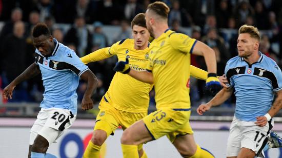 El equipo del ecuatoriano Felipe Caicedo empató 0-0 contra Hellas Verona en el torneo local.