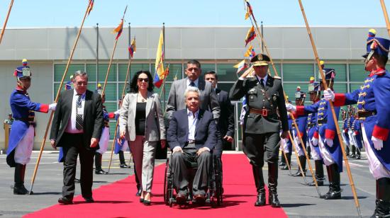 Lenín Moreno viajó hacia Estados Unidos para reunirse con Donald Trump. 