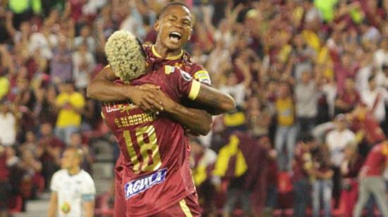 El delantero Jaminton Campaz marcó los dos goles de la serie para Deportes Tolima.