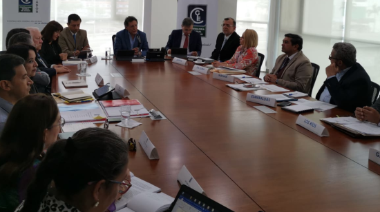 El contralor Pablo Celi lideró un reunión de trabajo con directores provinciales de la Costa.