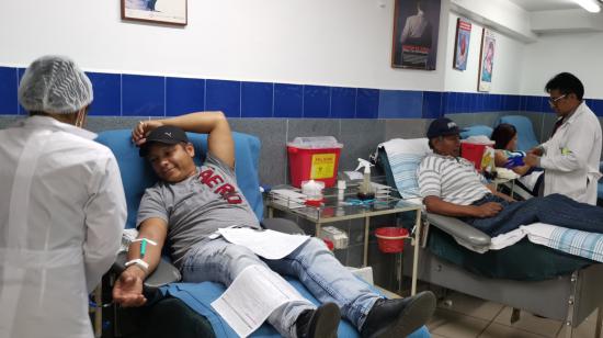 204.000 personas donaron sangre en la Cruz Roja el año pasado.