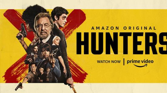 'Hunters' se estrena el viernes 21de febrero de 2020 en Amazon Prime Video, va a sorprender a todo el mundo porque es una mezcla de muchas cosas, tiene comedia, drama, violencia al estilo Tarantino. 