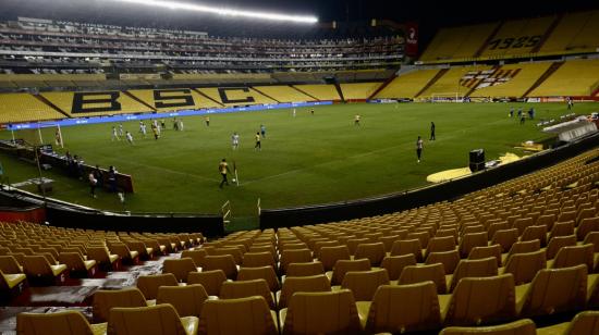 Vista panorámica del estadio Monumental de Guayaquil, en febrero de 2020.