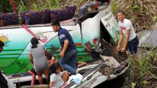 Siete personas perdieron la vida en un nuevo accidente de tránsito en la provincia de Santo Domingo de los Tsáchilas, este 1 de marzo de 2020.