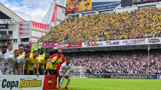 Barcelona solo ha podido empatar en 18 ocasiones en el estadio de Liga de Quito, por campeonato nacional.