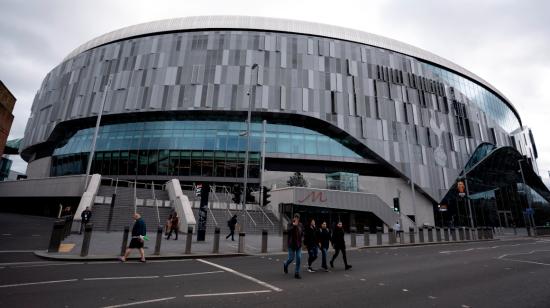 Vista del estadio de Tottenham Hotspur, equipo inglés. 