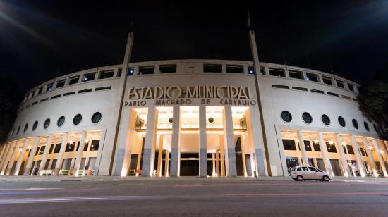 Estadio Municipal Paulo Machado de Carvalho más conocido como Estadio Pacaembú, en Sao Paulo.