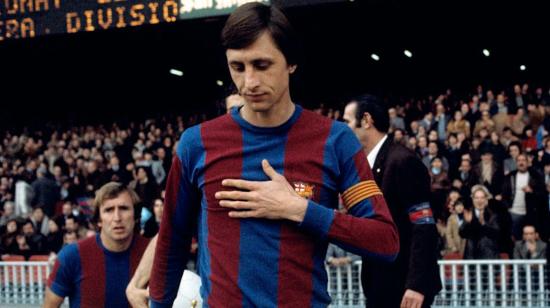 Johan Cruyff en 1977. Considerado uno de los jugadores que revolucionó el fútbol, falleció el 24 de marzo de 2016.