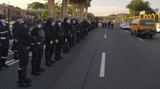 Los operativos de la Fuerza de Tarea Conjunta iniciaron la tarde del 24 de marzo en Guayaquil. 