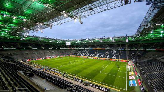 El estadio Borussia Park, del Borussia Mönchengladbach, equipo que participa en la Bundesliga.