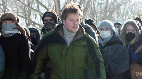 Matt Damon, en un fotogra,ma del filme "Contagio", de Steven Soderbergh.