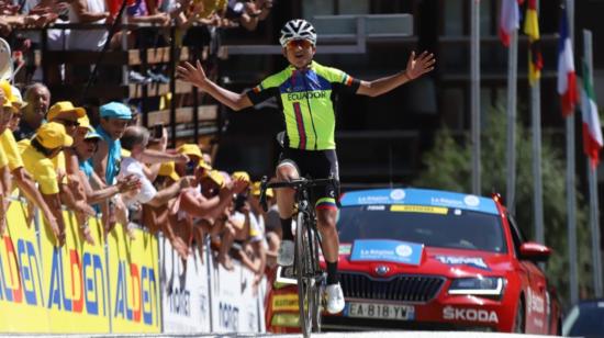 El 25 de agosto de 2019, Alexander Cepeda se llevó la última etapa del Tour de l'Avenir.