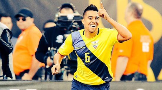 El centrocampista ha marcado cuatro goles con la selección ecuatoriana.