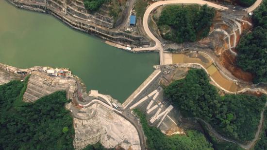 Imagen referencial de la Central Hidroeléctrica Coca Codo Sinclair tomada desde el aire, en 2016.