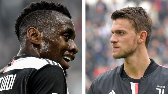 Blaise Matuidi y Daniele Rugani juegan en la Juventus, dirigido por Maurizio Sarri.