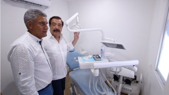 Imagen de archivo del 16 de abril de 2020, del exalcalde Jaime Nebot quien lidera el Comité Especial de Emergencia por Coronavirus en Guayaquil, creado el 31 de marzo.