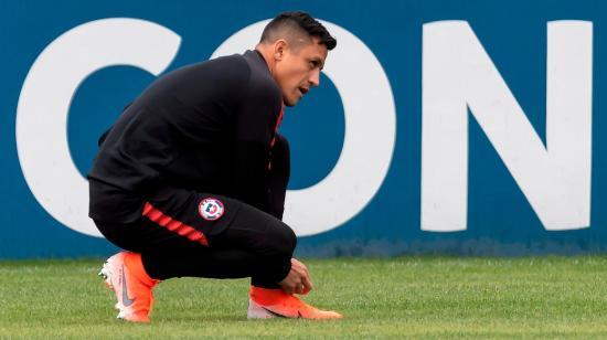 Alexis Sánchez llegó este martes 21 de abril a Italia, luego de 20 días de cuarentena en Chile.