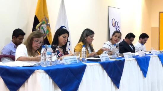 La última sesión presencial del Consejo de Participación (Cpccs), previa a la pandemia, fue en Portoviejo, el 11 de marzo de 2020.