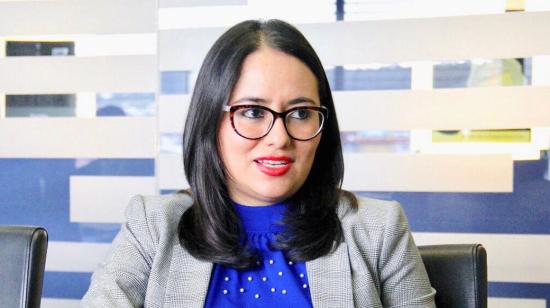 Verónica Artola, gerente del Banco Central del Ecuador.