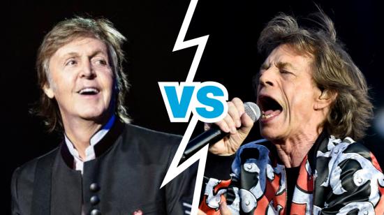 Paul McCartney y Mick Jagger reactivan una disputa en términos cándidos, pero la pregunta está echada: ¿The Beatles o The Rolling Stones?