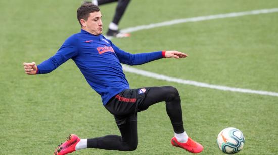 El defensa uruguayo del Atlético Madrid José Maria Gimenez, en un entrenamiento. 