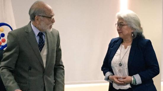 Julio César Trujillo nombra a María Arboleda como secretaría del Cpccs-t, el 13 de marzo de 2018.