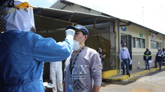 Aplicación de pruebas de Covid-19 del Municipio de Quito, que fueron compradas durante la emergencia.