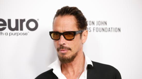 Chris Cornell en un acto público en 2017, dos meses antes de su muerte.